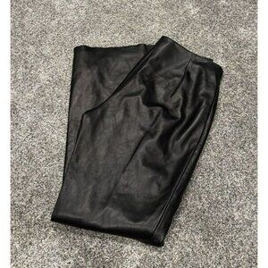 Vintage Danier Ladies Leather Pants Black Size 10